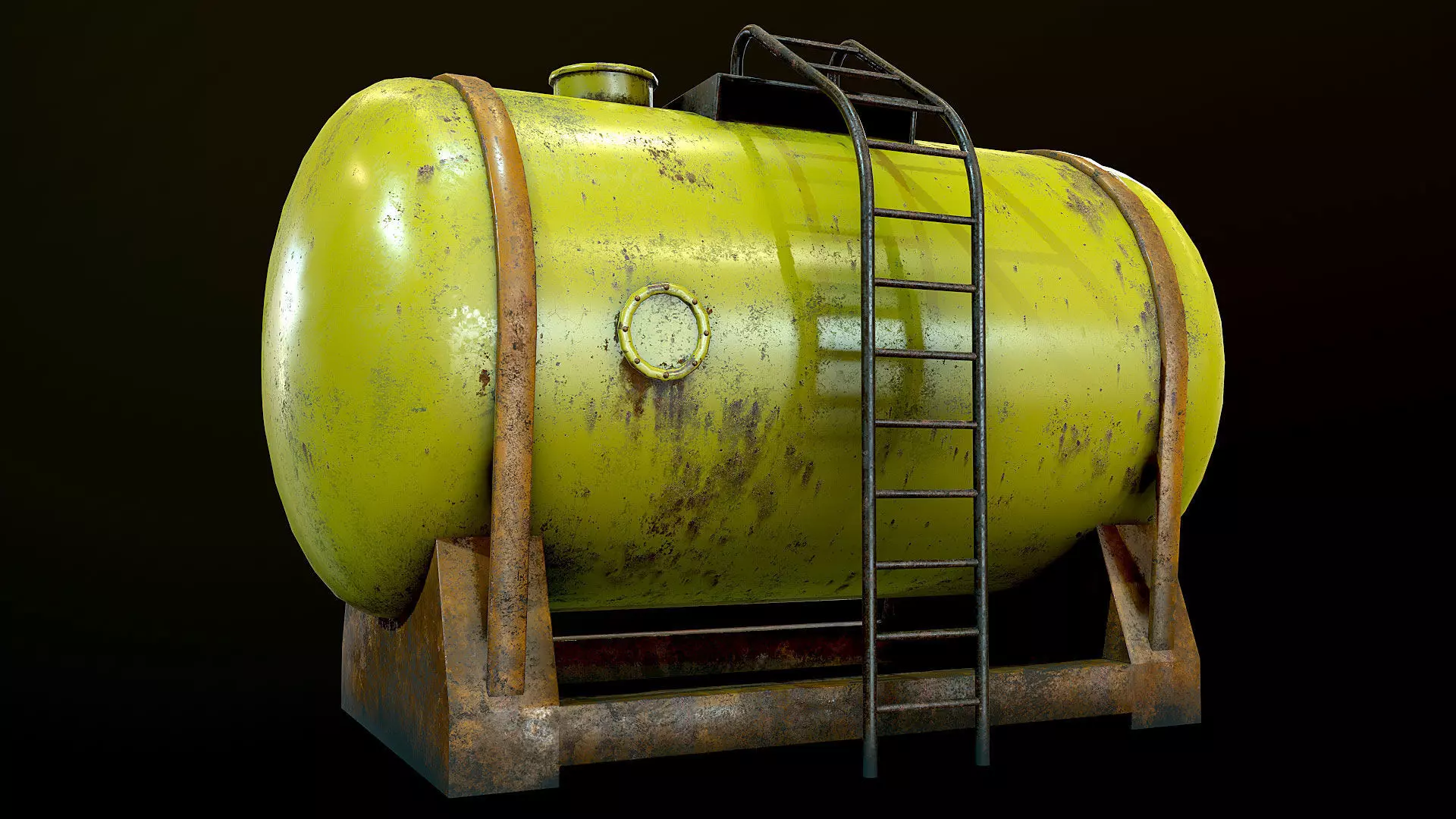 Steam Boiler Low-poly 3D model