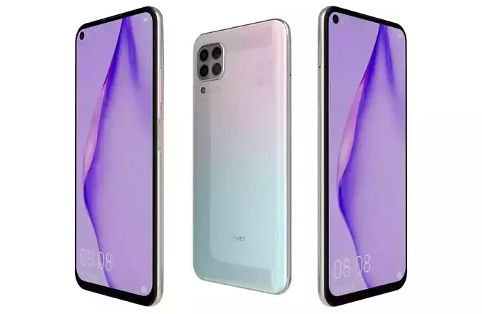 Huawei P40 Lite Light Pink 3D model