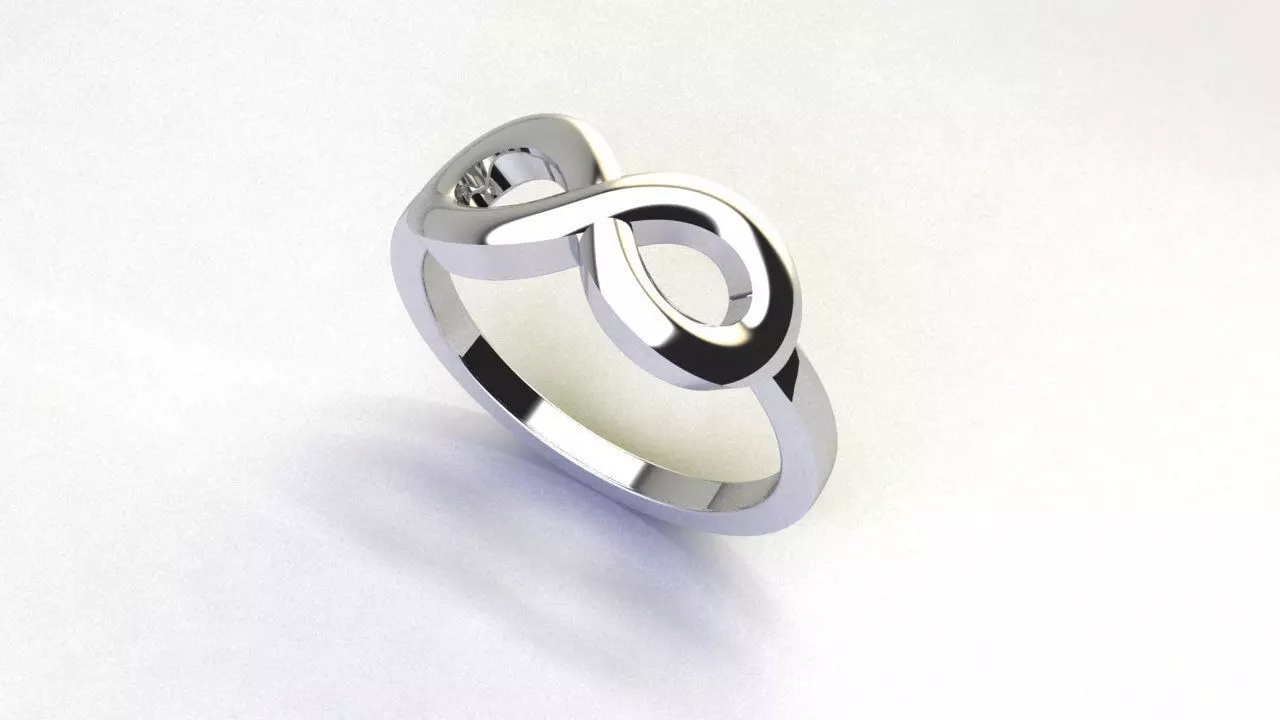 Infinity Ring 3D print model_0