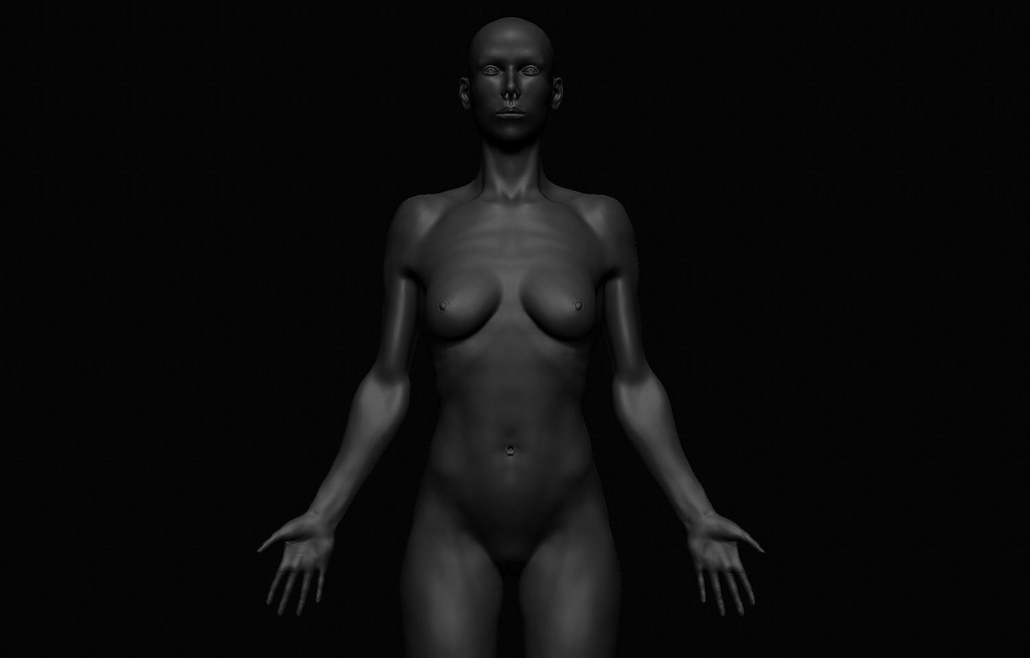 Female Body Free 3D model_13