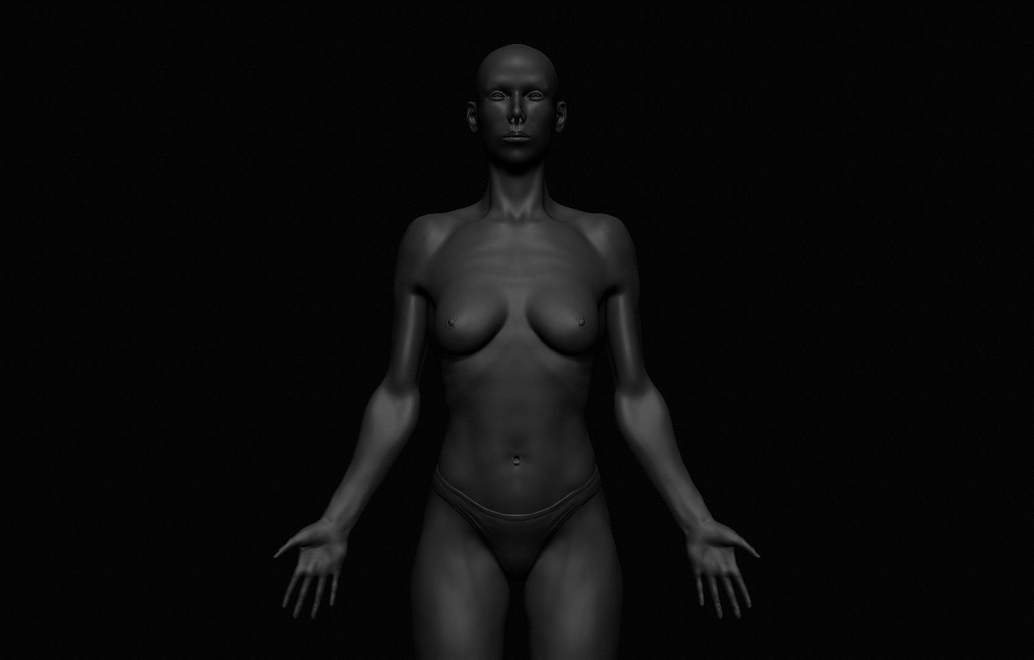 Female Body Free 3D model_18