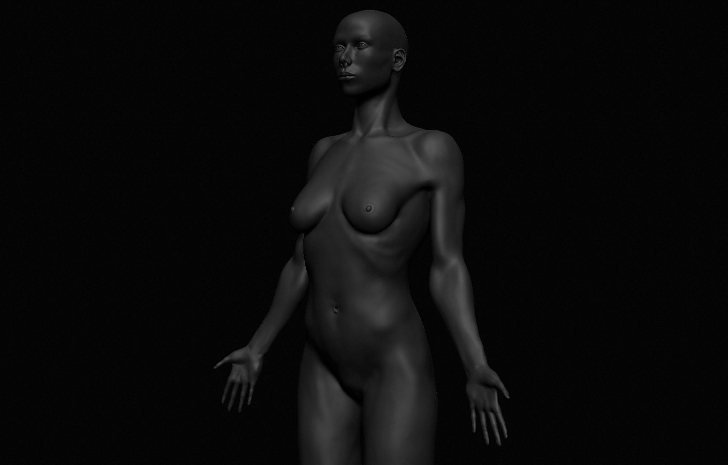 Female Body Free 3D model_14