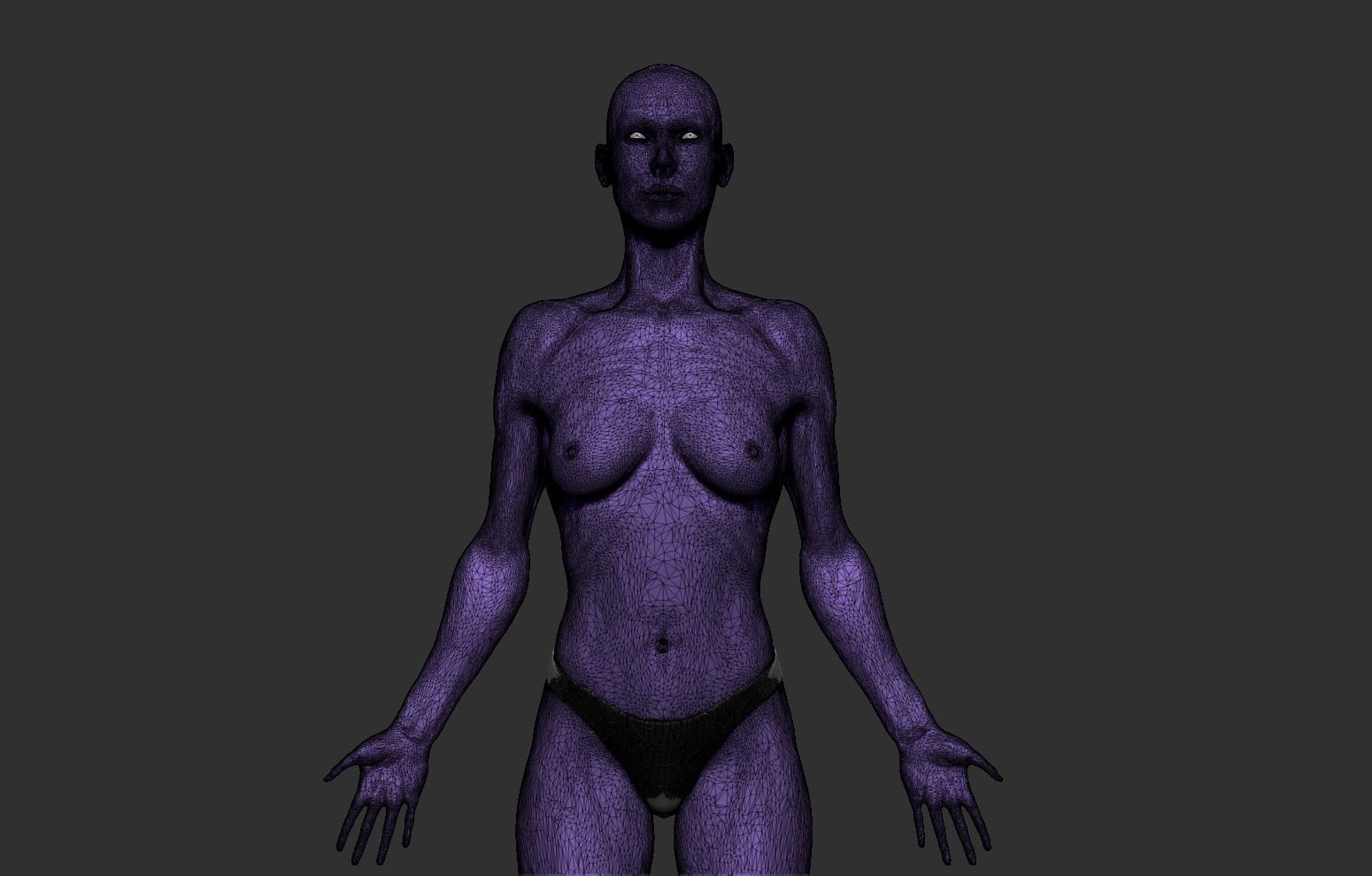 Female Body Free 3D model_25