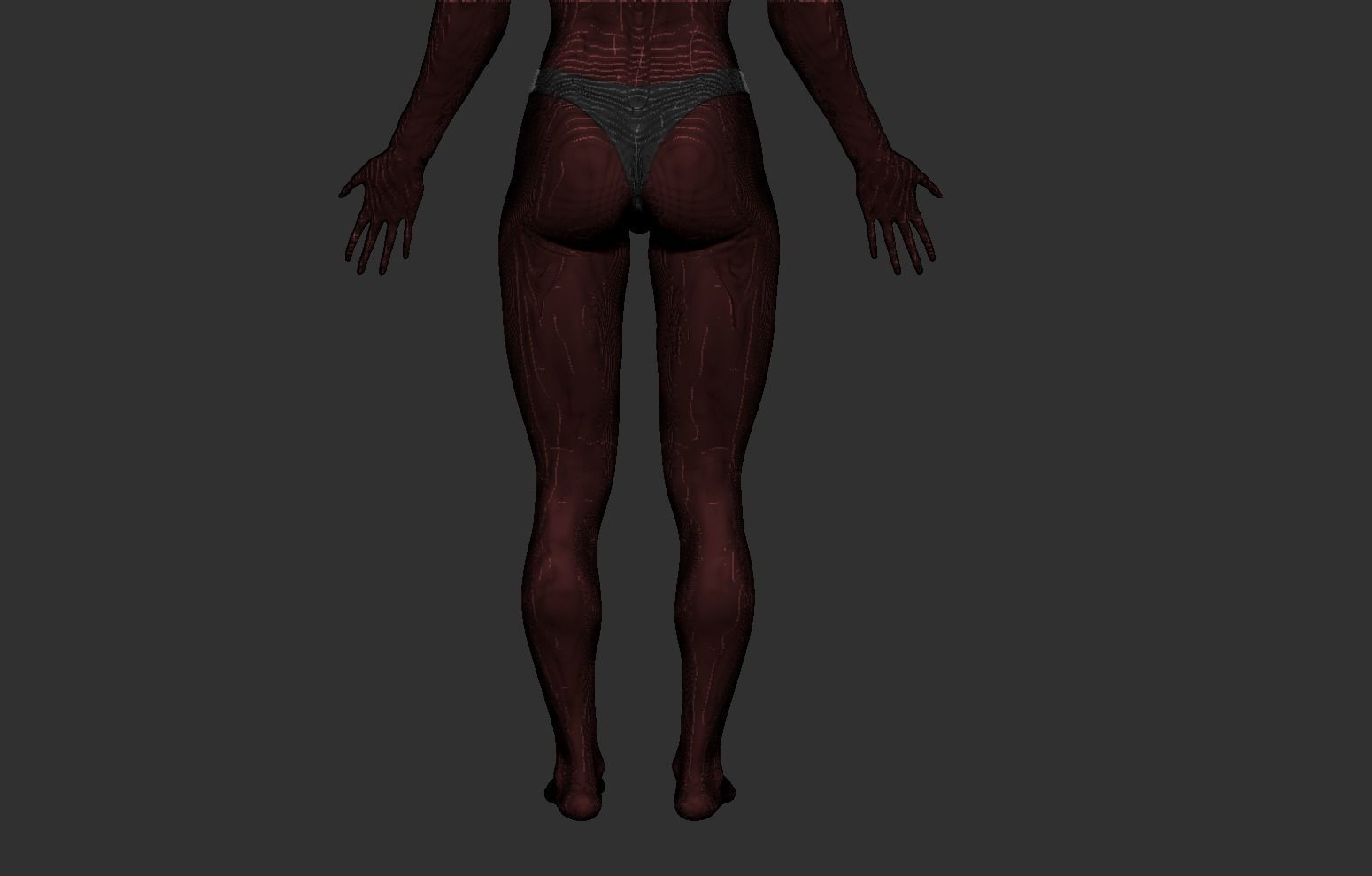 Female Body Free 3D model_20