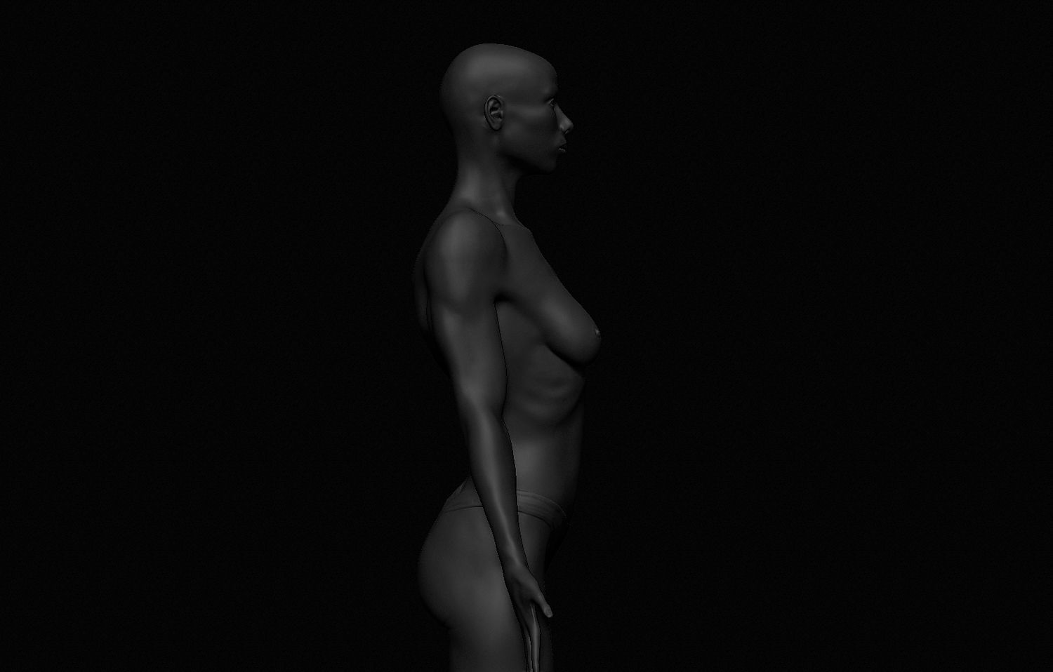 Female Body Free 3D model_7