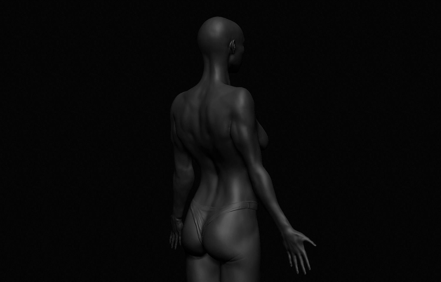 Female Body Free 3D model_6