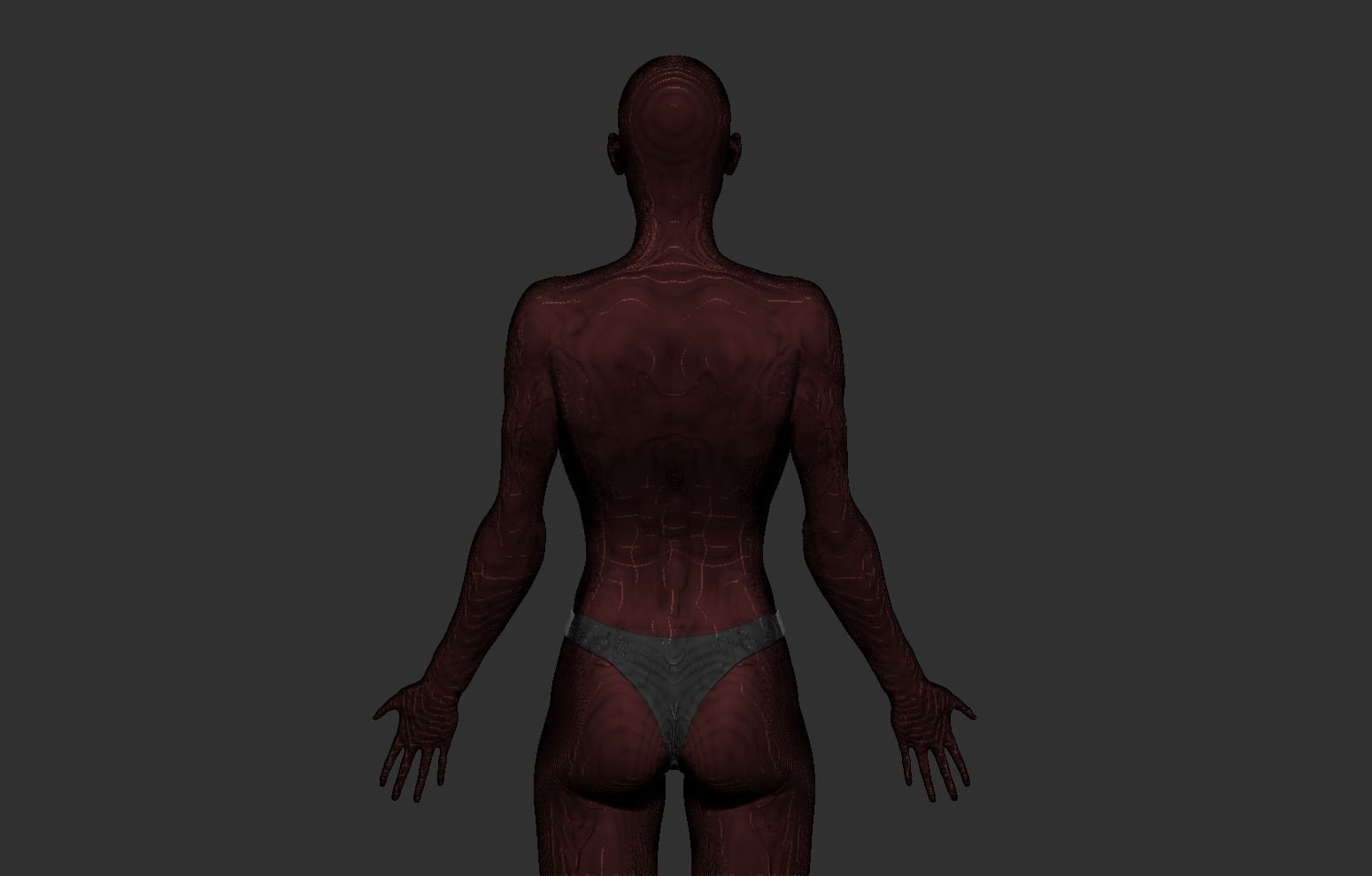 Female Body Free 3D model_23