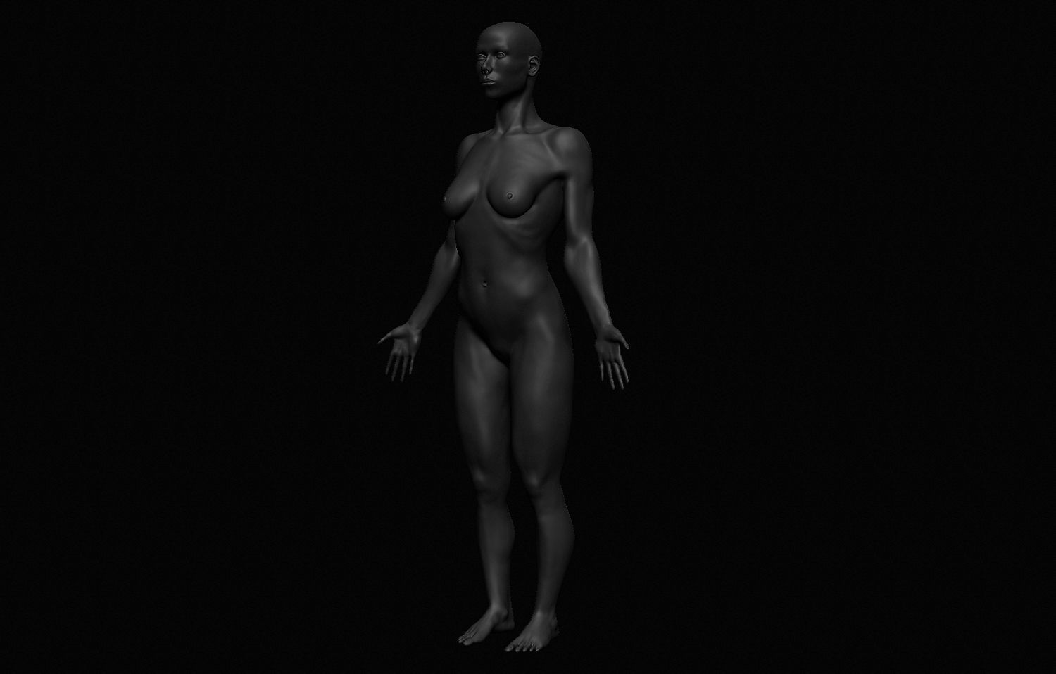 Female Body Free 3D model_9