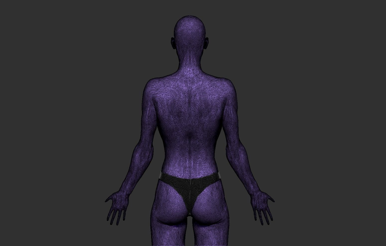 Female Body Free 3D model_22