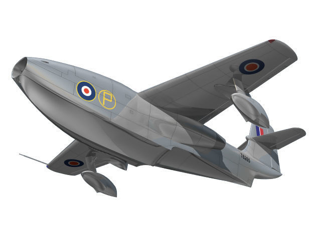 SAUNDERS ROE SR A1 3D model_2
