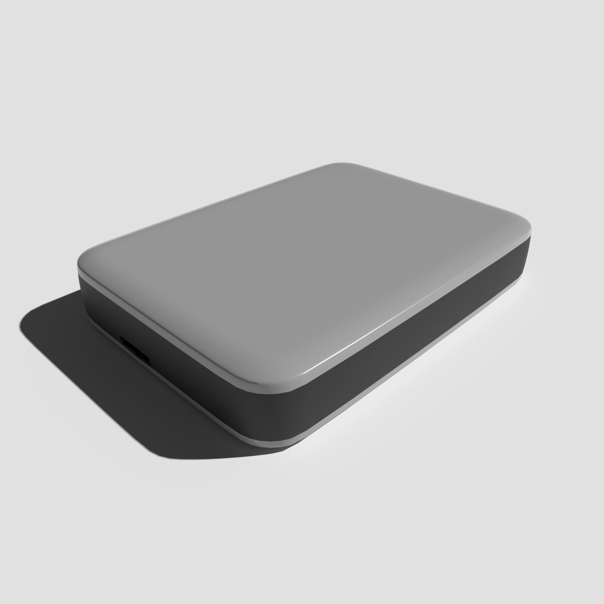 External Hard Drive 3D model_6