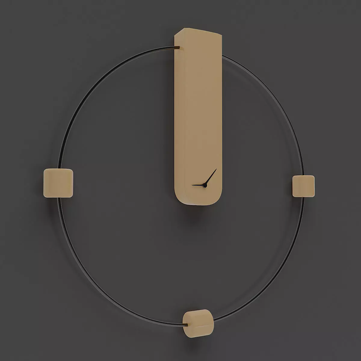 Plurimo Design Memo Clock 3D model_0