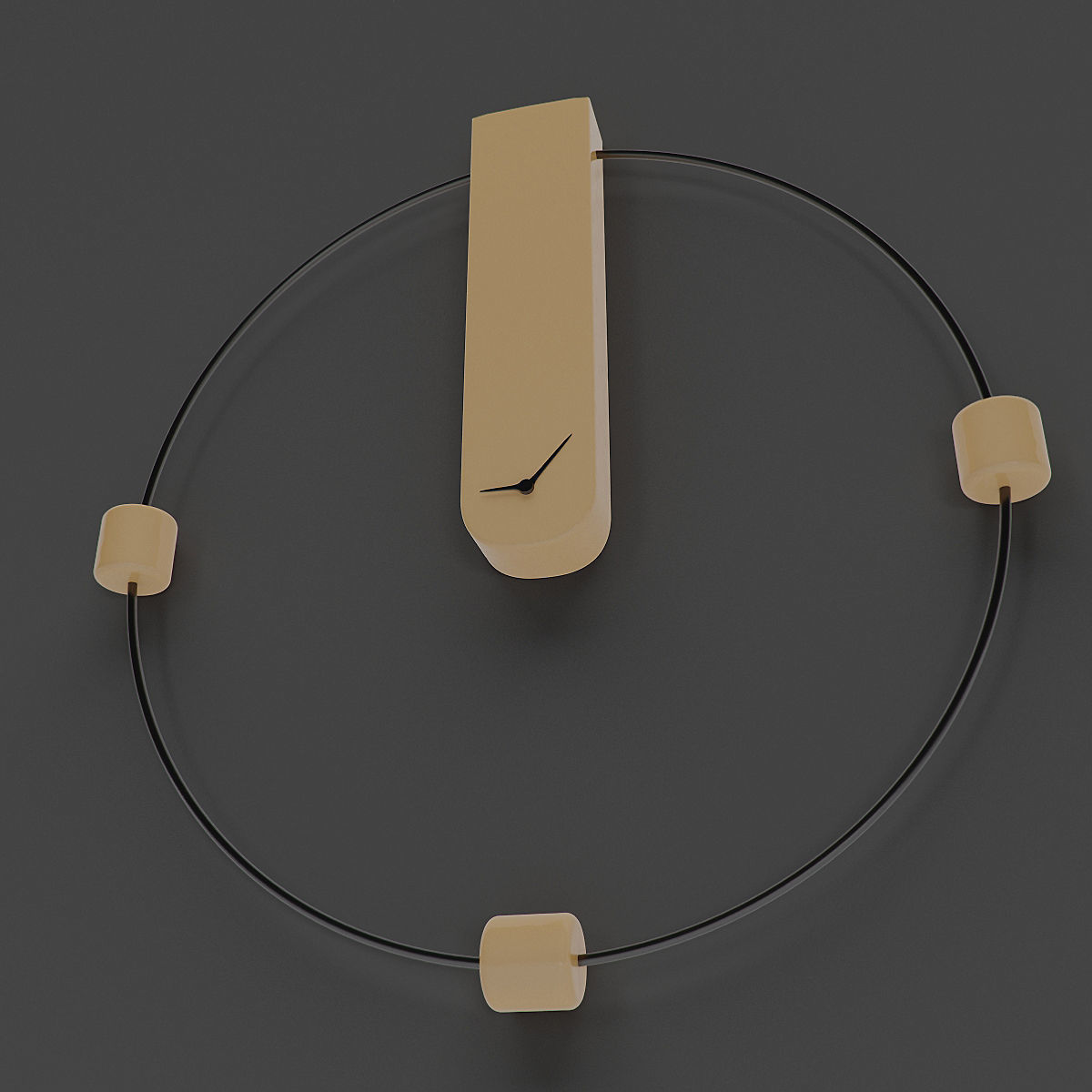 Plurimo Design Memo Clock 3D model_5