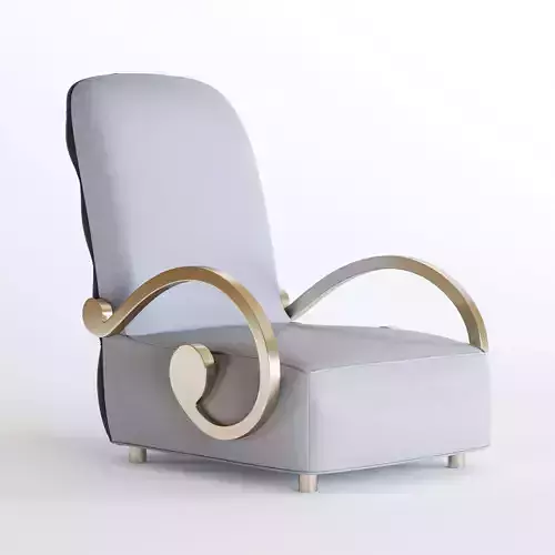 Chesterfield back leather armchair