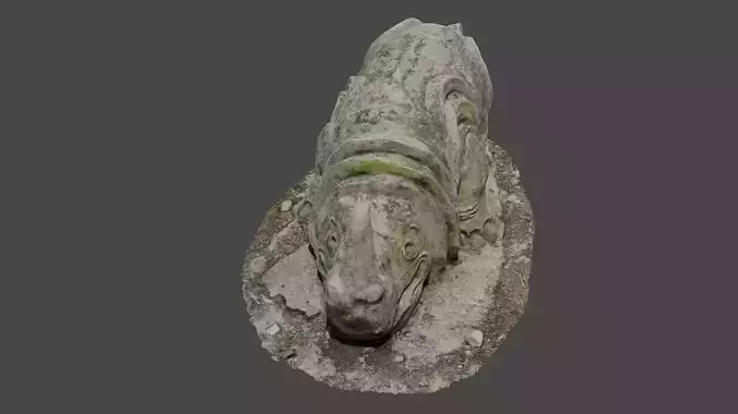 Rhino statue