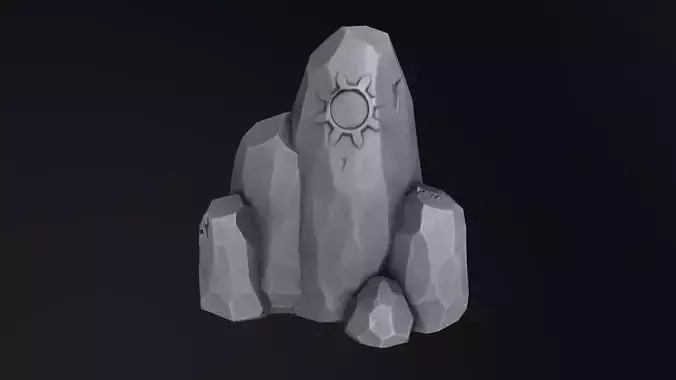 Stylized  Rock 