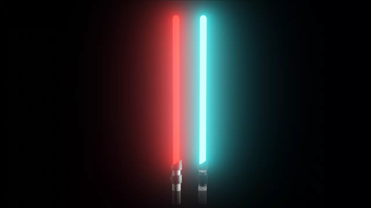 Light Saber From Star Wars Free low-poly 3D model_0