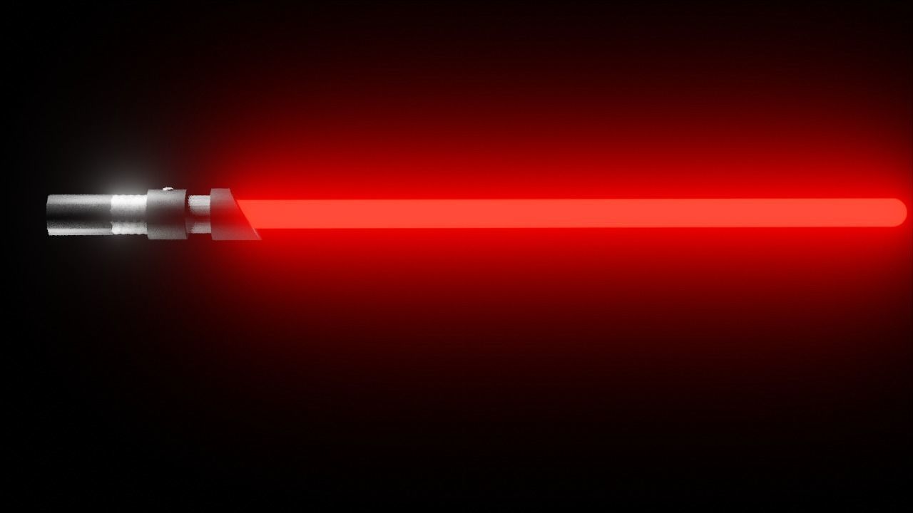 Light Saber From Star Wars Free low-poly 3D model_2