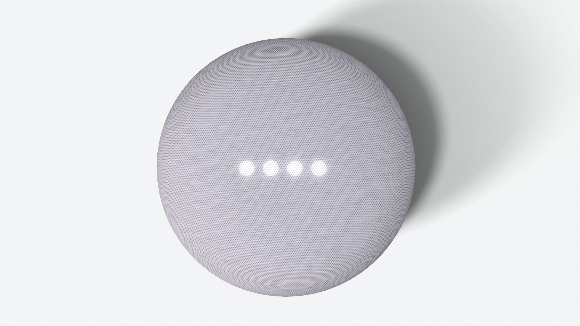 Google Home Nest Mini Assistant Smart Speaker 3D model_3