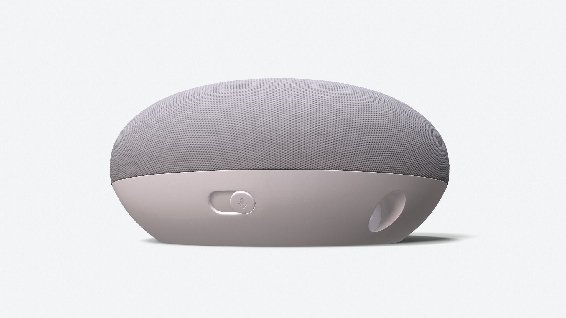 Google Home Nest Mini Assistant Smart Speaker 3D model_2