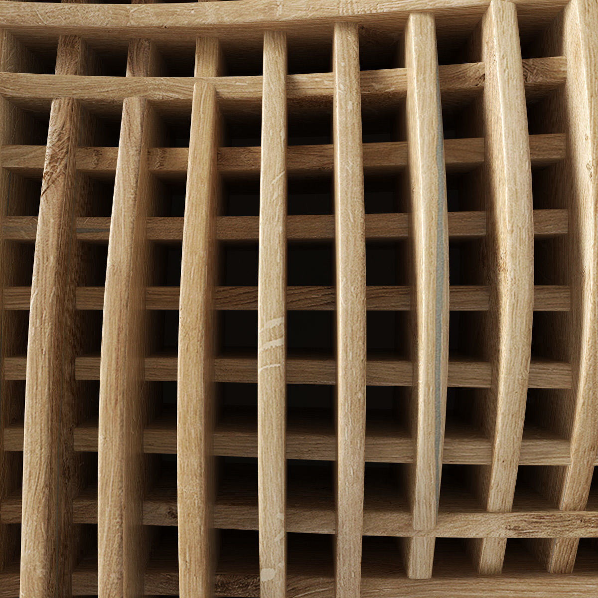 Parametric ceiling cage n1 3D model_8