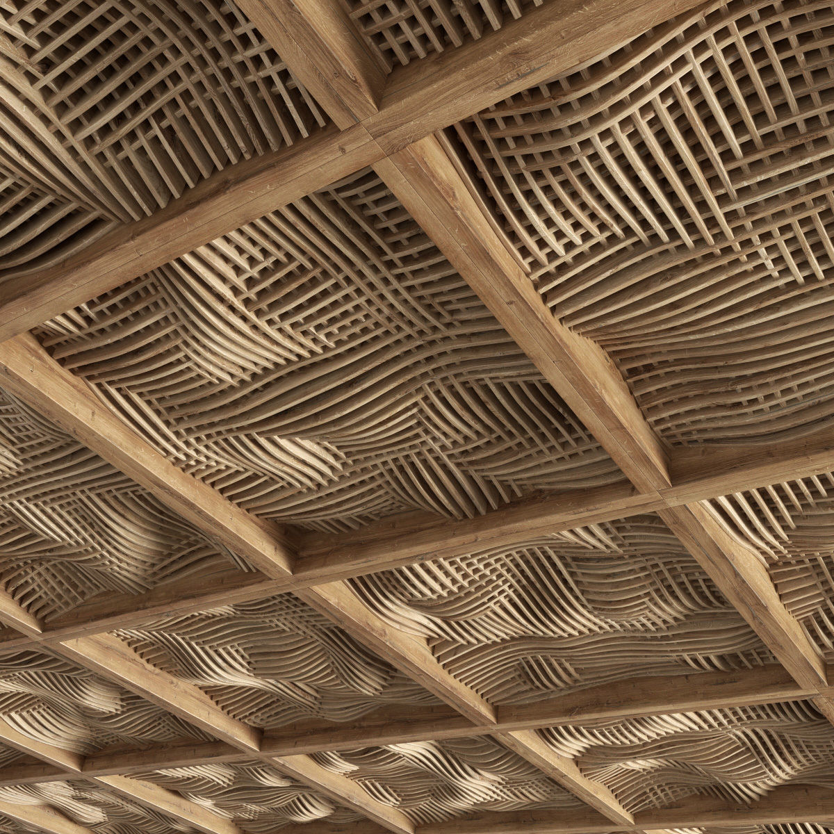 Parametric ceiling cage n1 3D model_2