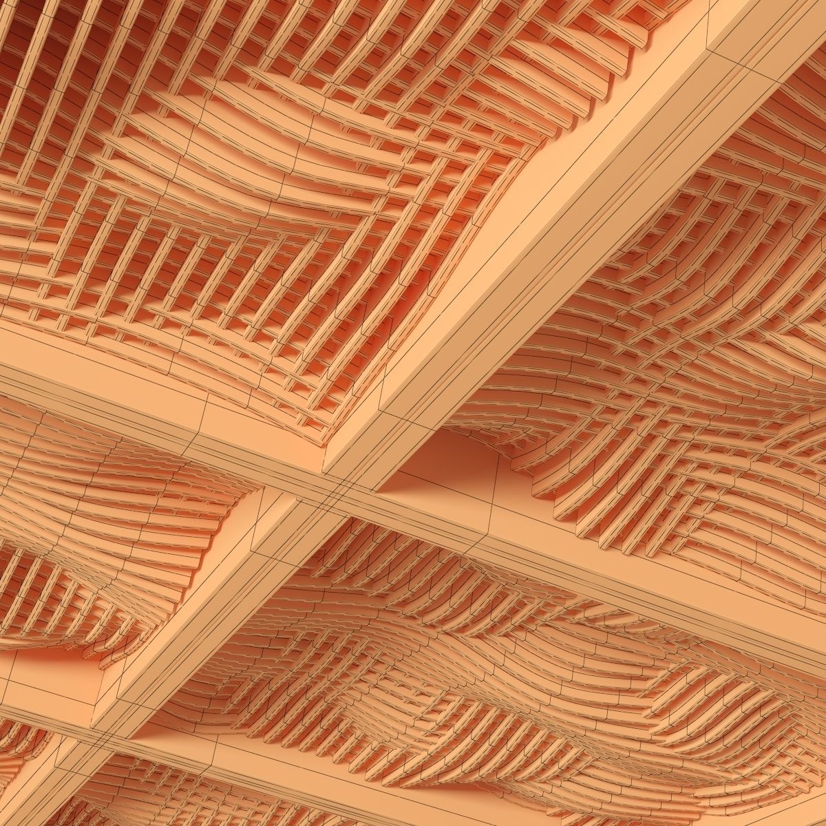 Parametric ceiling cage n1 3D model_13