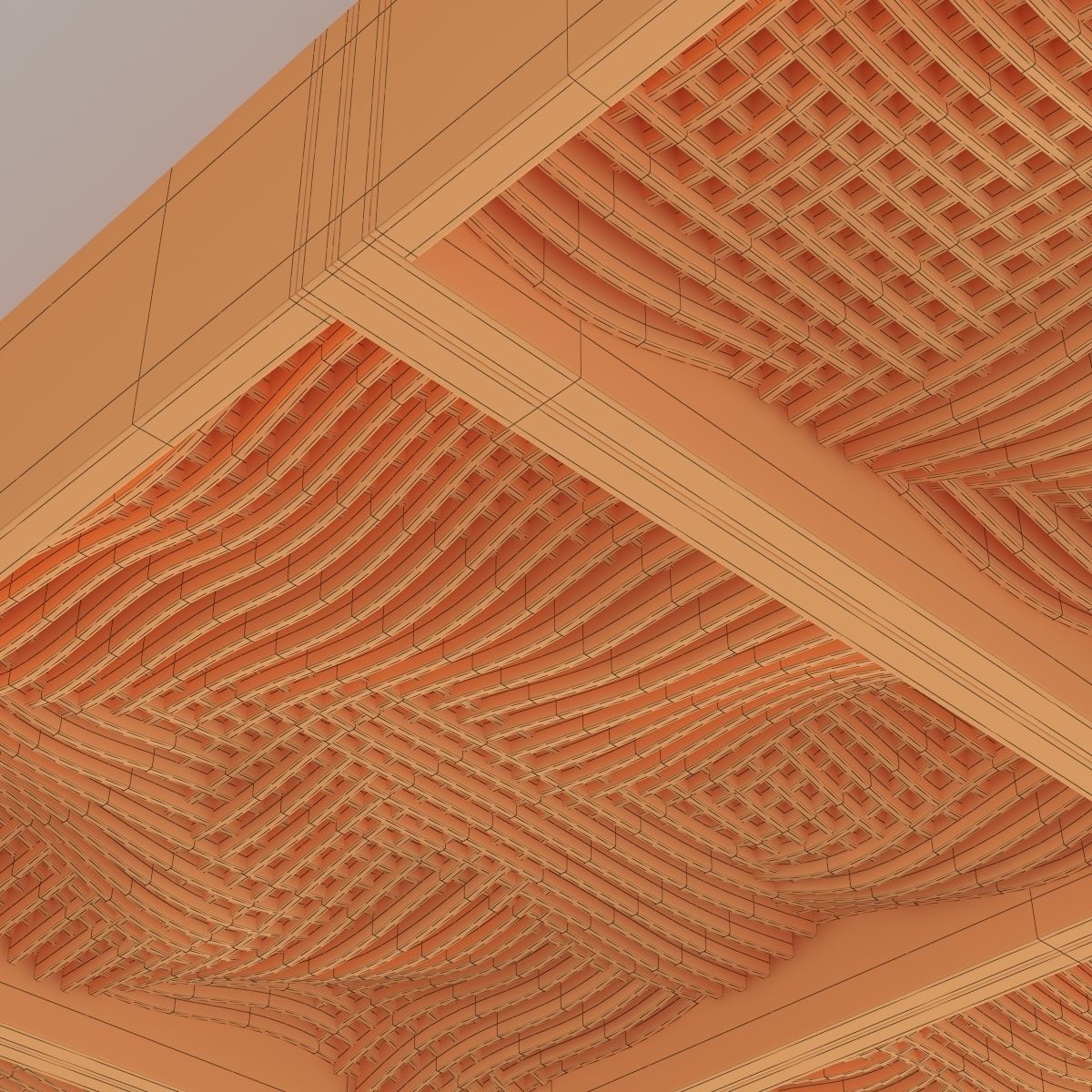 Parametric ceiling cage n1 3D model_14