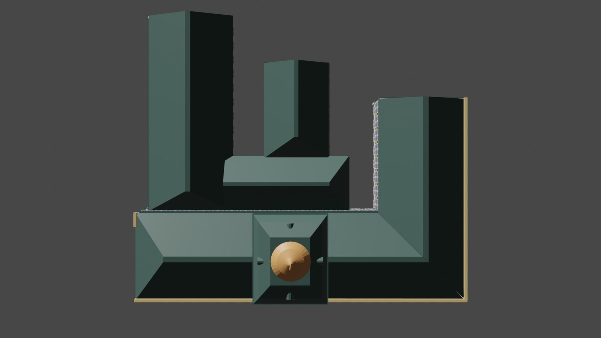 Kremlin Palace Model Low-poly 3D model_1