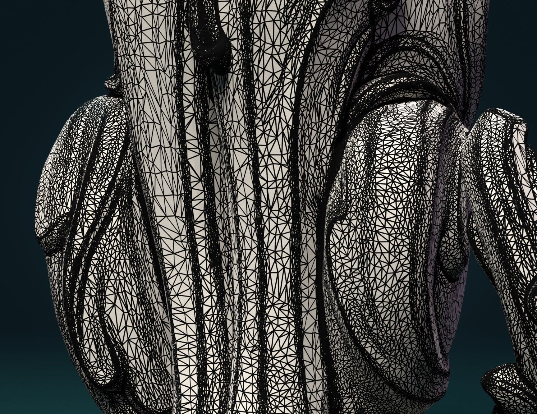 Cat figurine 3D print model_20