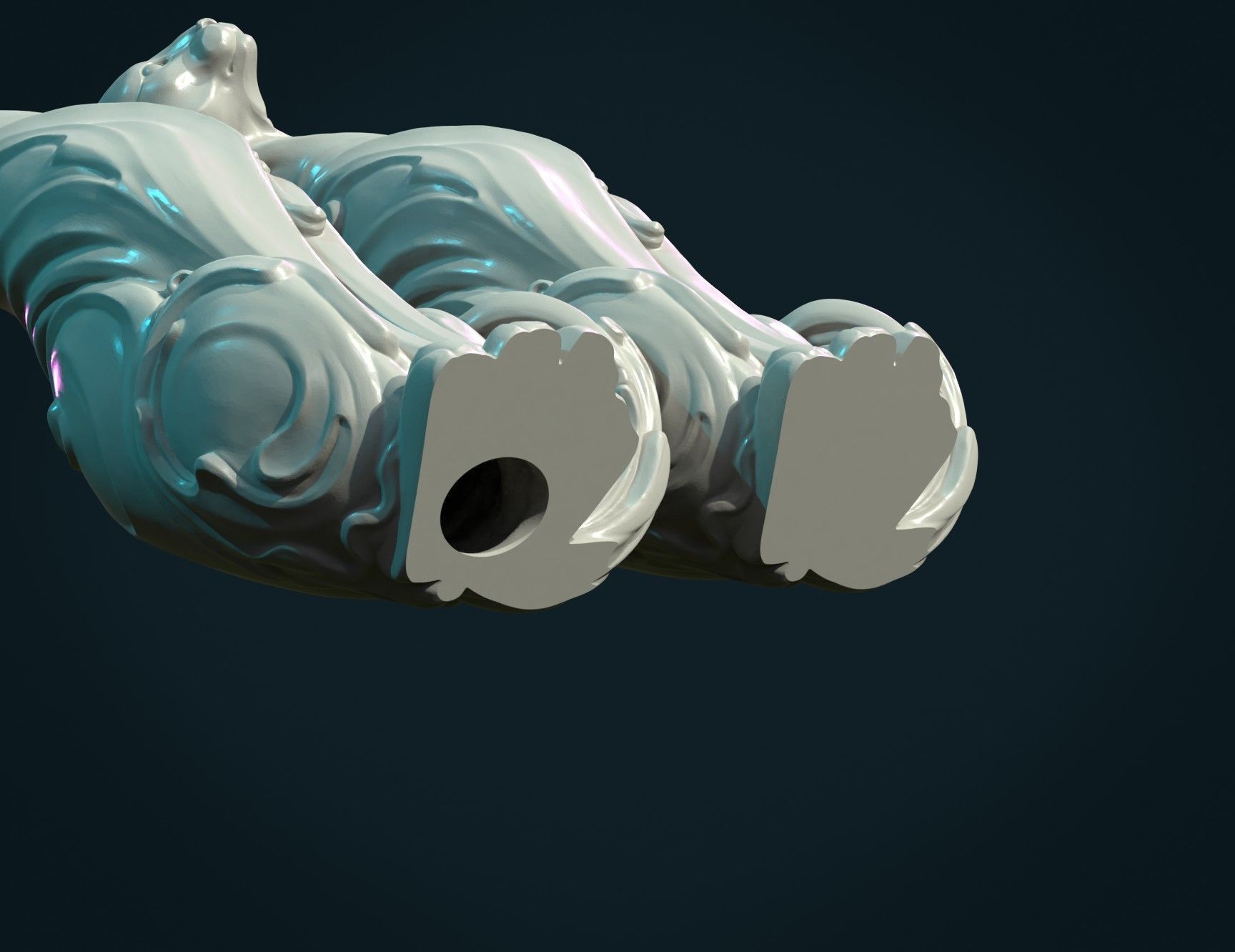 Cat figurine 3D print model_14