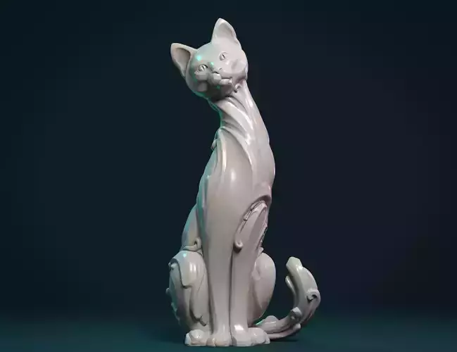Cat figurine