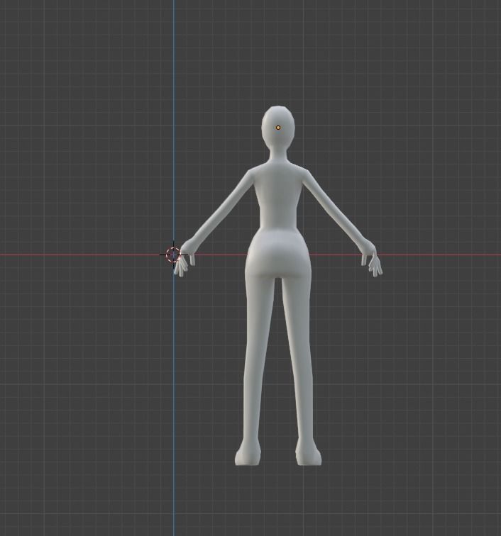 CHARACTER BASE MASH Free low-poly 3D model_2