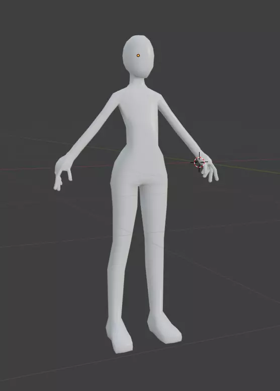 CHARACTER BASE MASH Free low-poly 3D model_0