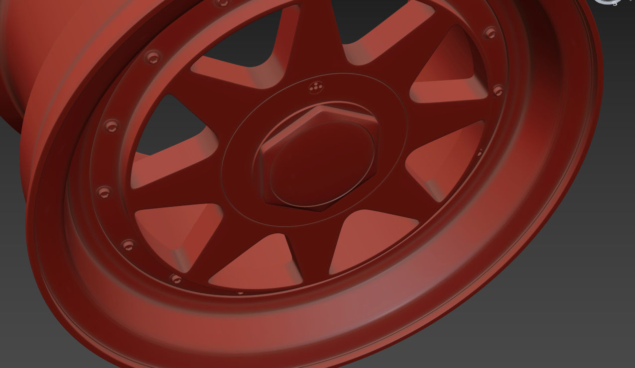 ZENDER STAR Wheels 3D model_14
