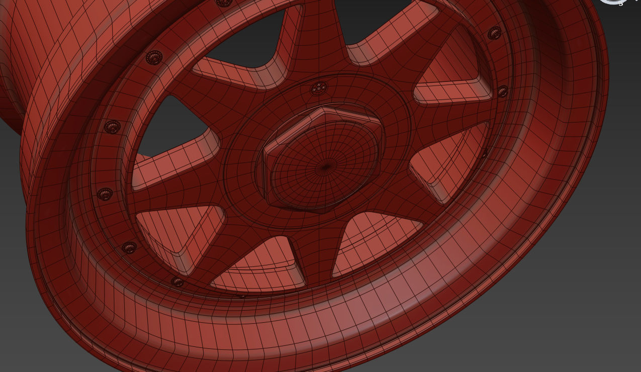 ZENDER STAR Wheels 3D model_15