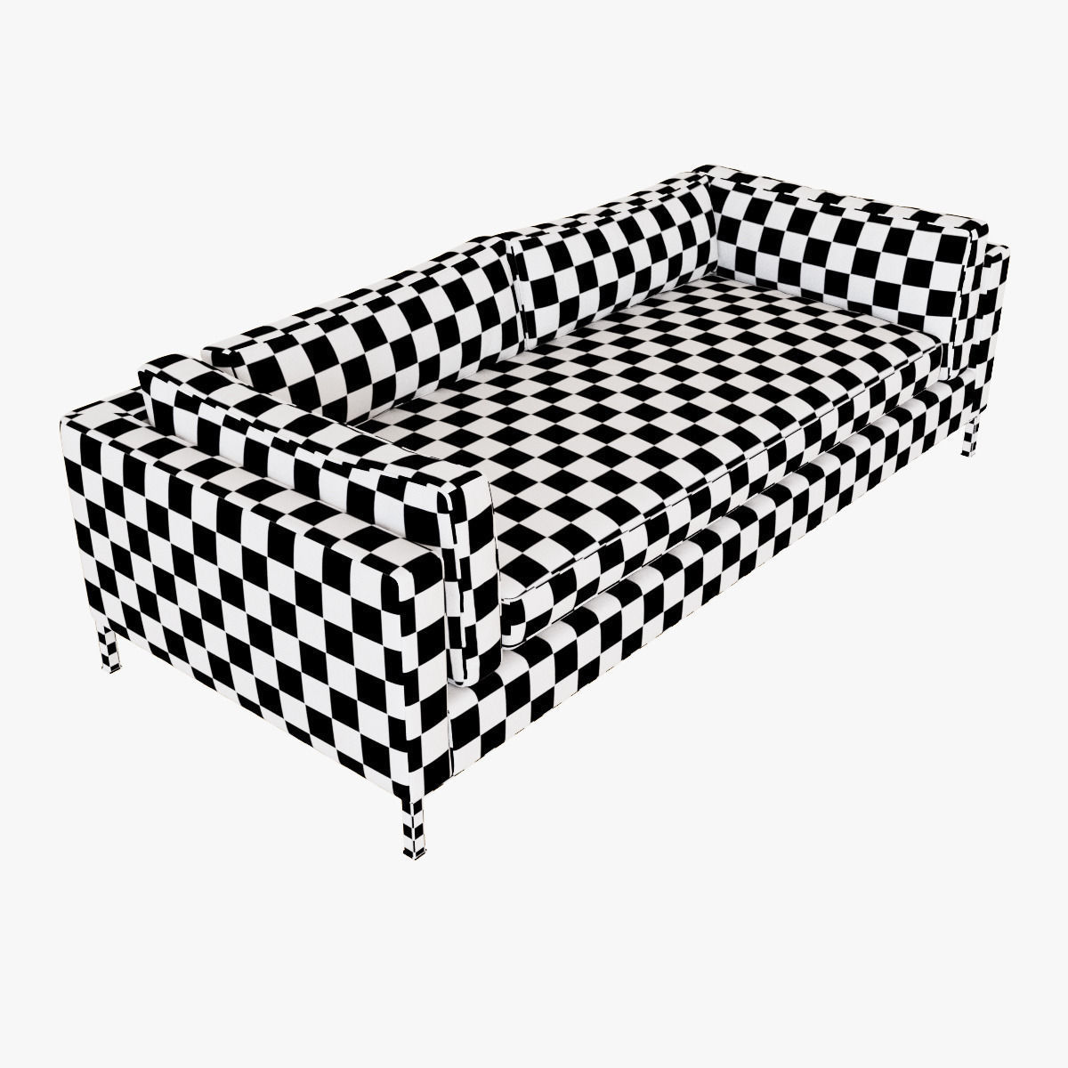 West Elm Modern Arm Sofa 3D model_7