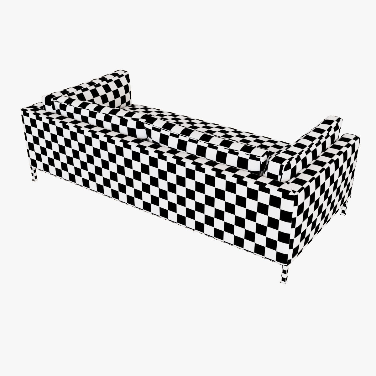 West Elm Modern Arm Sofa 3D model_8