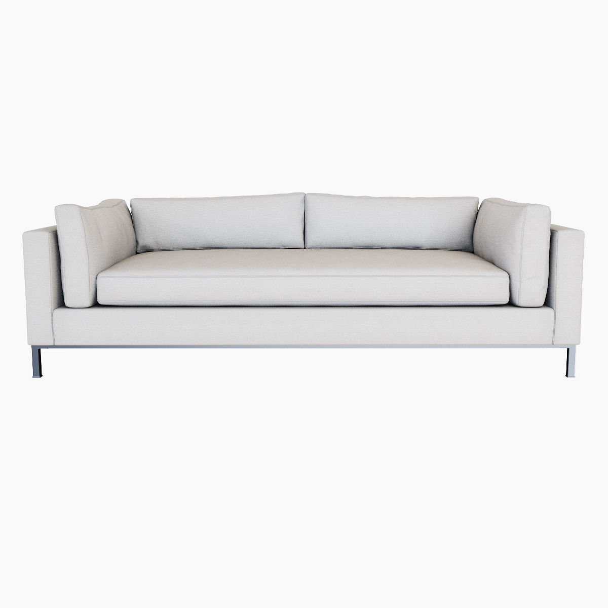 West Elm Modern Arm Sofa 3D model_1