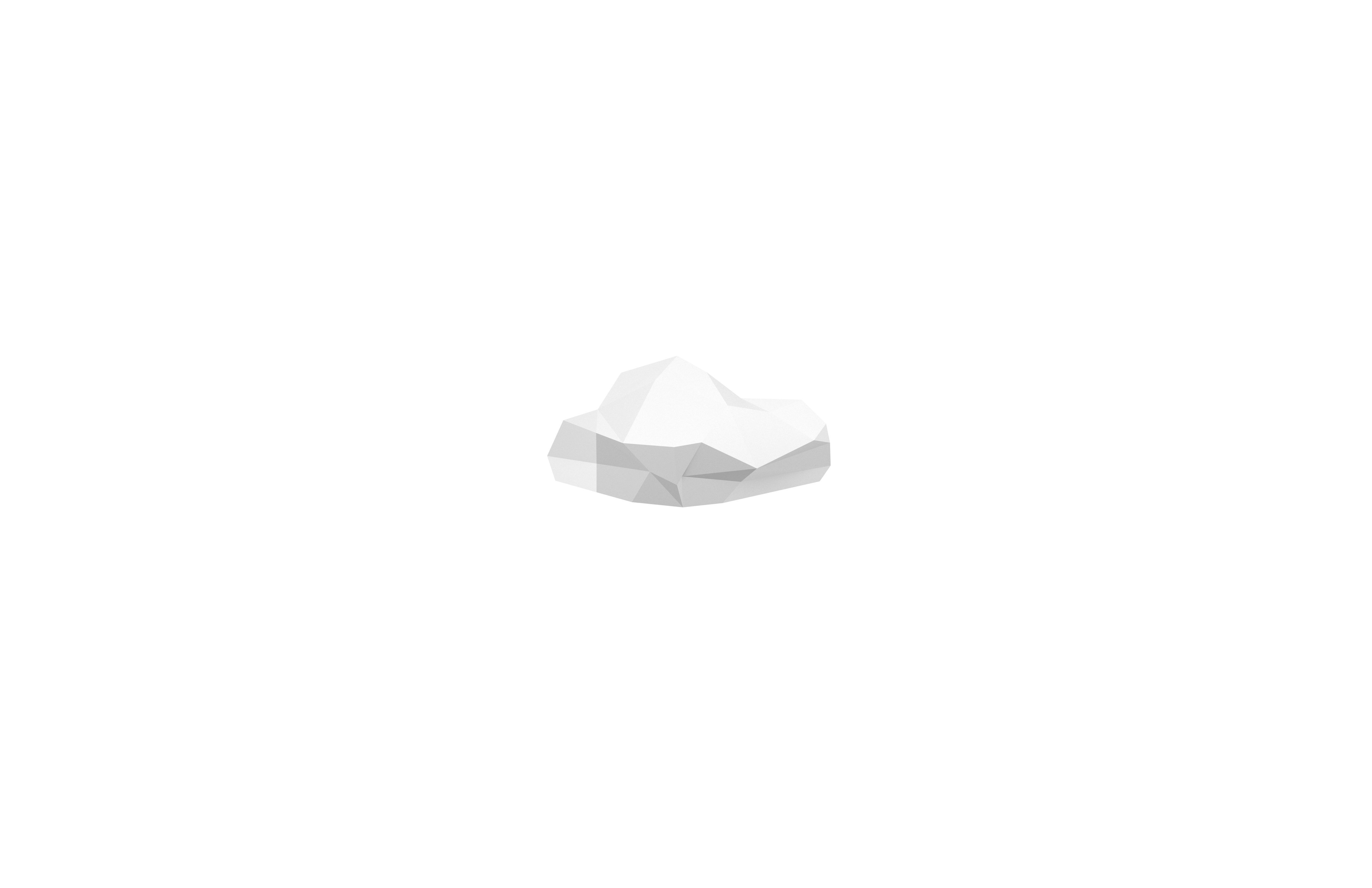 Polygonal Cloud v2 002 Low-poly 3D model_1