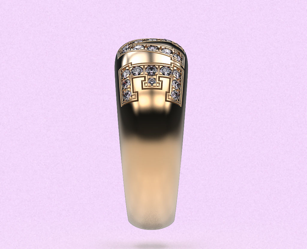 Ring LOVE 3D print model_10