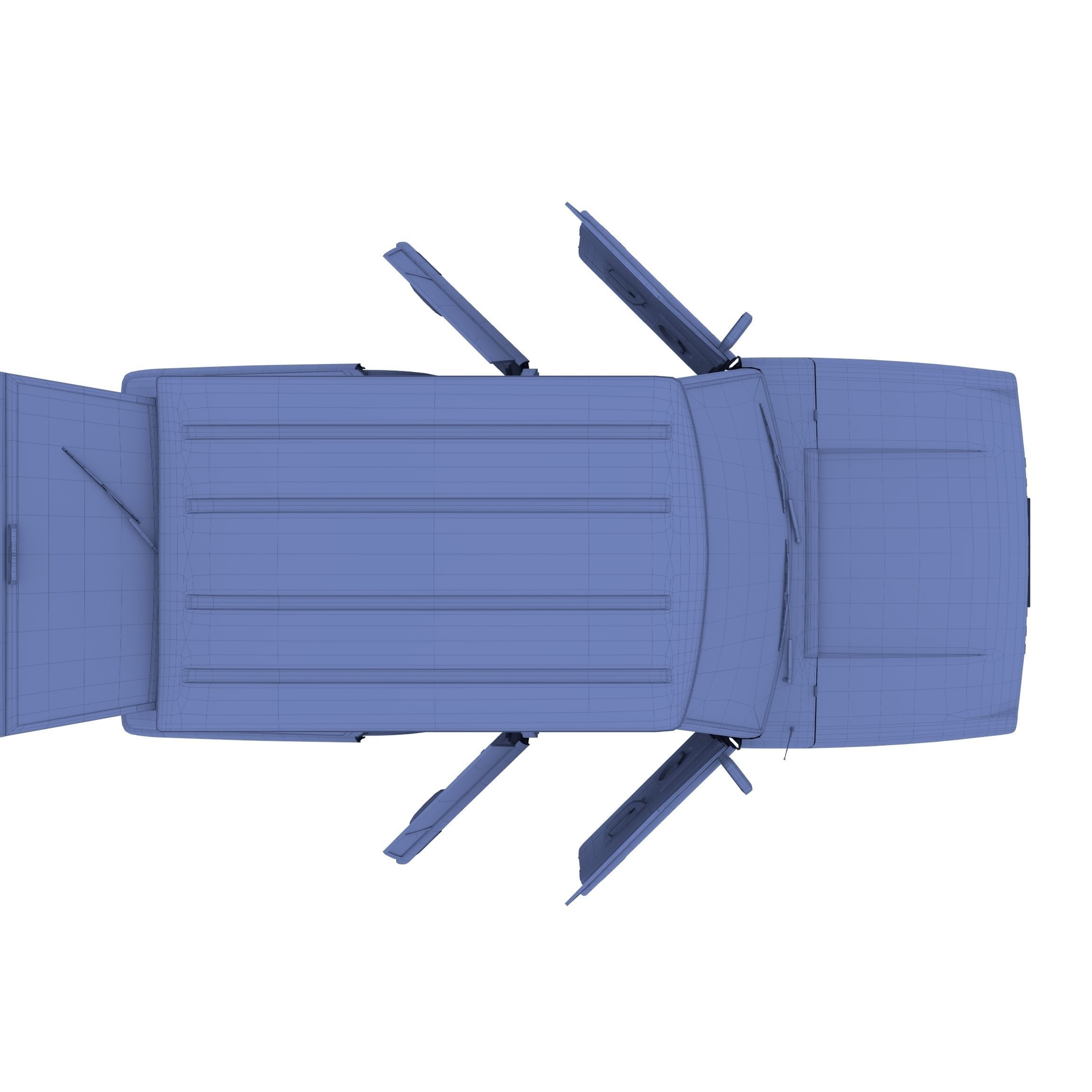 Range Rover Classic with interior RHD 3D model_36