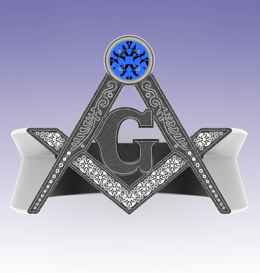 Ring Mason 3D print model_2