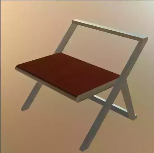 Kids reading Table Low-poly 3D model