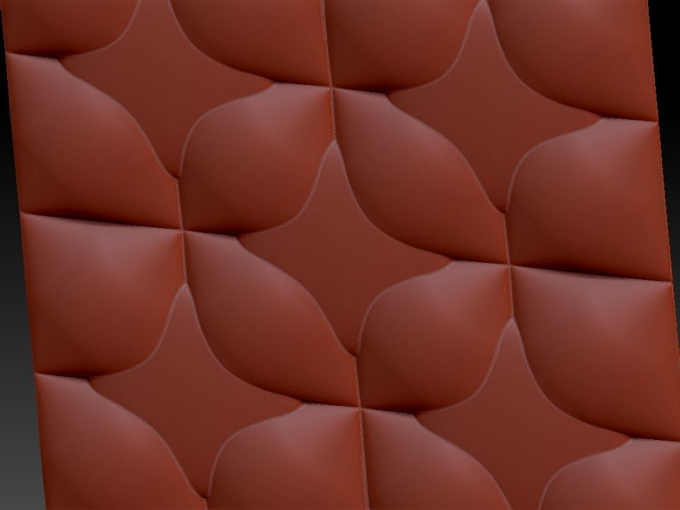 3D WALLPANEL 600MM x 600MM 3D model_15