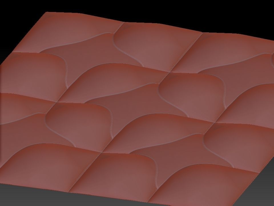 3D WALLPANEL 600MM x 600MM 3D model_17