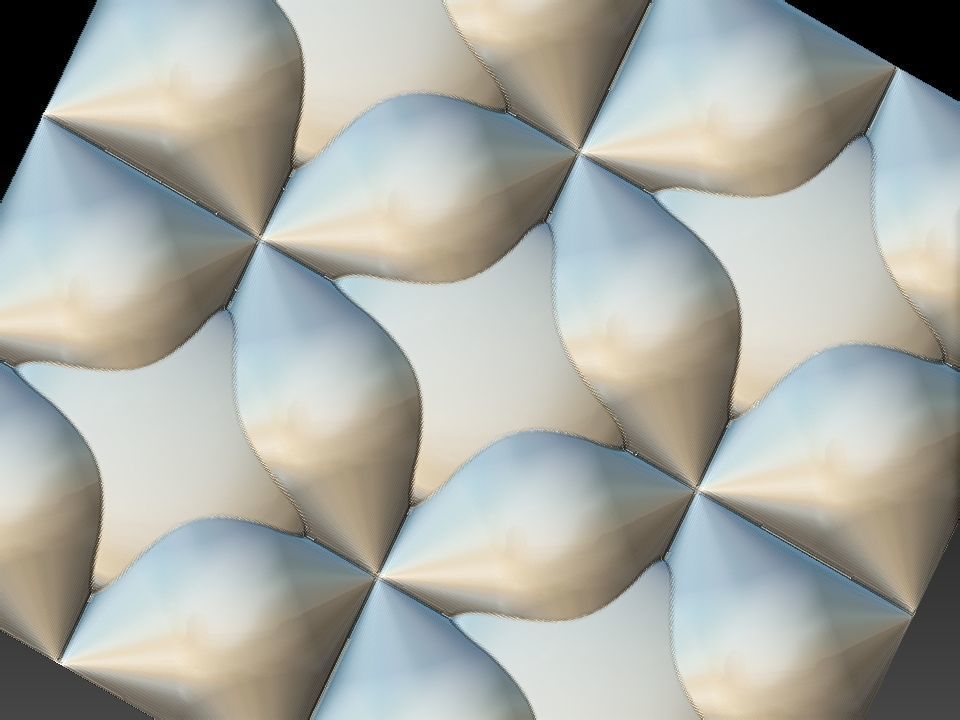 3D WALLPANEL 600MM x 600MM 3D model_13