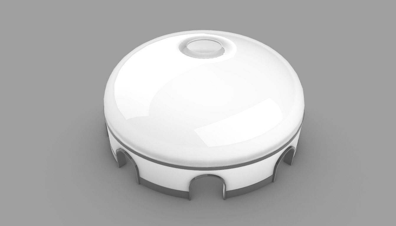 Dome Pavilion with Solid Dome with Top Opening v2 3D model_39