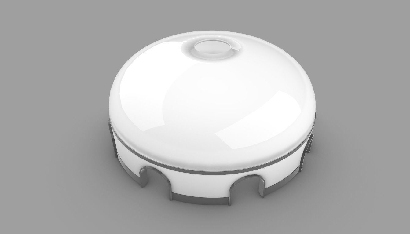 Dome Pavilion with Solid Dome with Top Opening v2 3D model_38