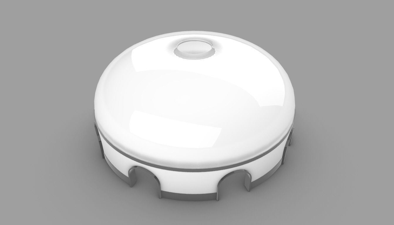 Dome Pavilion with Solid Dome with Top Opening v2 3D model_10